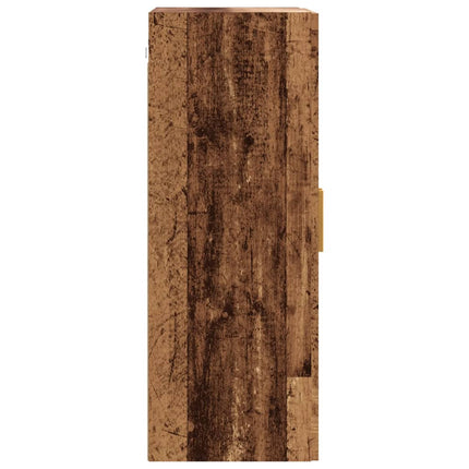 Armadietto Pensile a Parete Legno Antico 69,5x34x90 cm