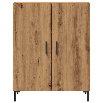 Credenza Rovere Artigianale 69,5x34x90 cm in Legno Multistrato