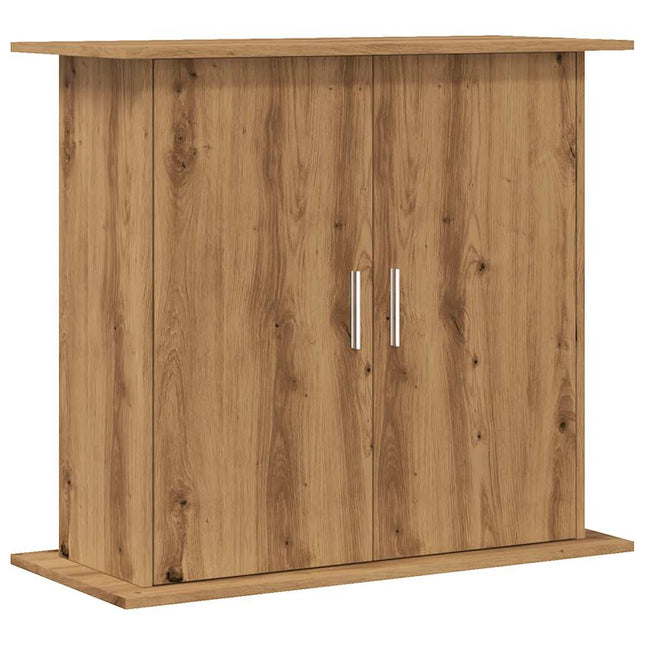 Supporto Acquario 81x36x73 cm Multistrato Rovere Artigianale