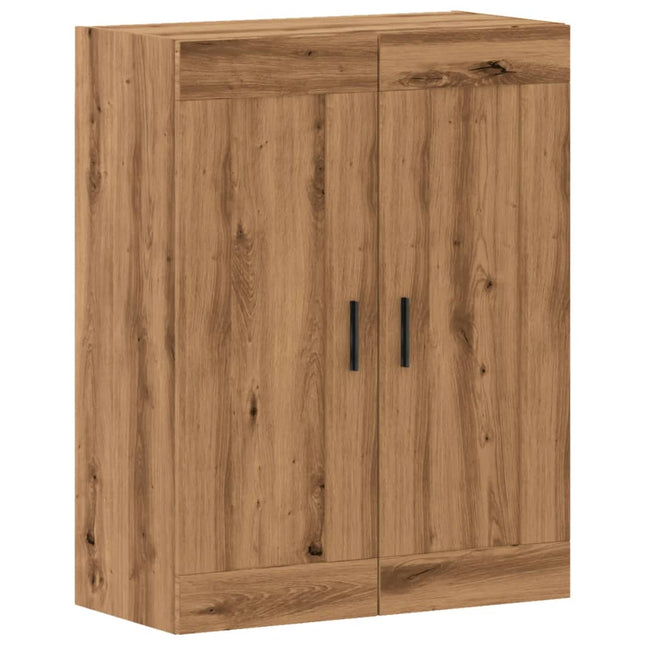 Mobile a Parete Rovere Artigianale 69,5x34x90 cm in Truciolato