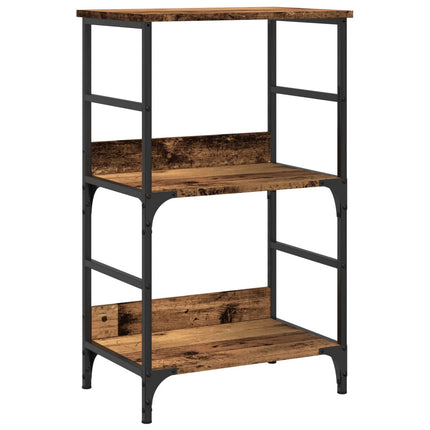 Libreria Legno Antico 50x33x82 cm in Legno Multistrato