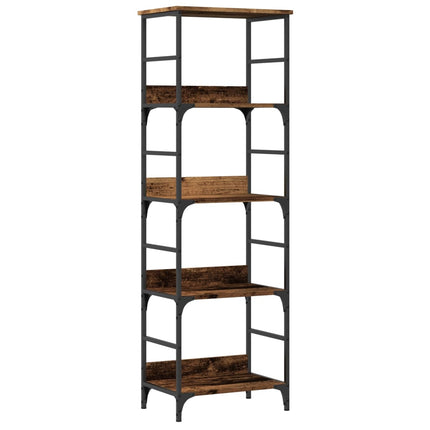 Libreria Legno Antico 50x33x153 cm in Legno Multistrato