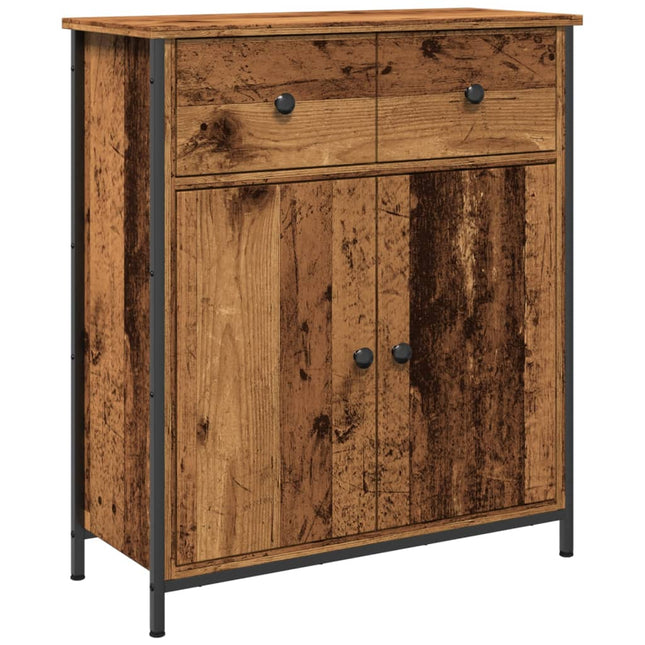 Credenza Legno Antico 70x30x80 cm in Legno Multistrato