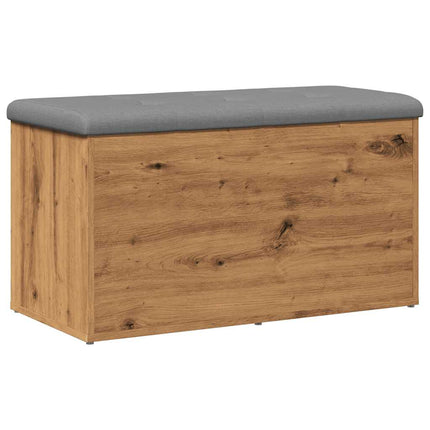 Panca Portaoggetti Rovere Artigianale 82x42x45 cm in Truciolato