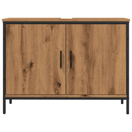 Mobile Sottolavabo Rovere 80x30x60 cm Legno Multistrato