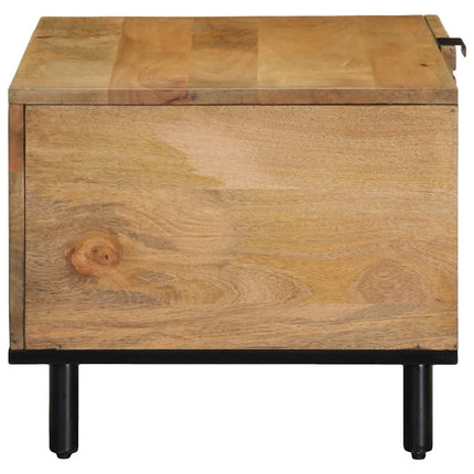 Tavolino da Salotto Marrone 80x50x40 cm Legno Massello di Mango