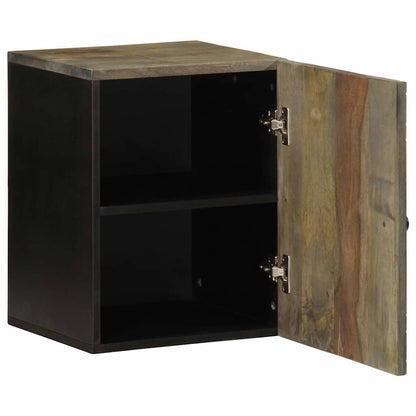 Mobile da Bagno a Parete 38x33x48 cm in Legno Massello di Mango