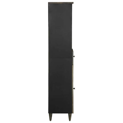 Mobile da Bagno 38x33x160 cm in Legno Massello di Mango