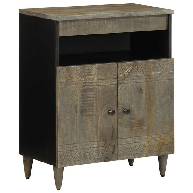Credenza 60x33x75 cm in Legno Massello di Mango