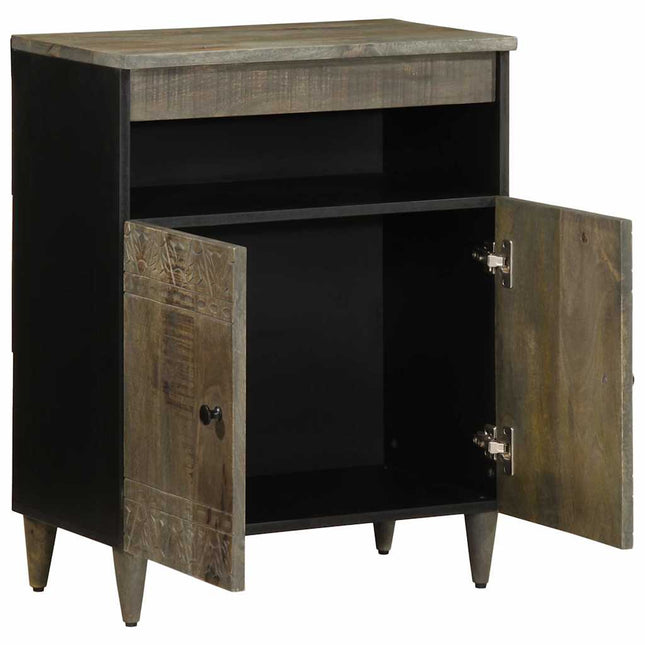 Credenza 60x33x75 cm in Legno Massello di Mango