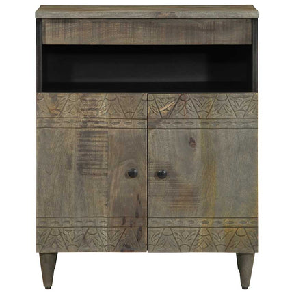 Credenza 60x33x75 cm in Legno Massello di Mango