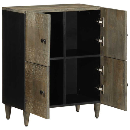 Credenza 60x33x75 cm in Legno Massello di Mango