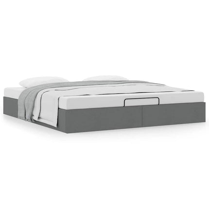 Struttura Letto Pouf senza Materasso 160x200 cm in Tessuto