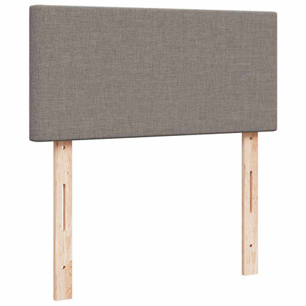 Pouf Letto con Materasso Tortora 100x200 cm in Tessuto