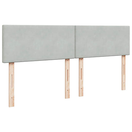 Struttura Letto Pouf con Materassi 200x200 cm Velluto