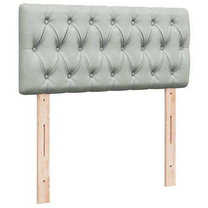 Struttura Letto Pouf con Materassi 180x200 cm Velluto