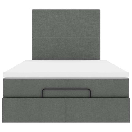 Struttura Letto Pouf con Materasso 120x200 cm in Tessuto