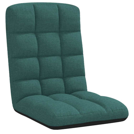 Sedia da Terra Pieghevole Verde Scuro 71x51x62 cm in Tessuto