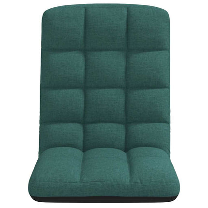 Sedia da Terra Pieghevole Verde Scuro 71x51x62 cm in Tessuto