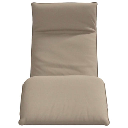 Lettino Pieghevole Tortora 175x54x8,5 cm in Tessuto Oxford