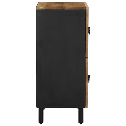 Credenza 60x33,5x75 cm in Legno Massello di Mango Grezzo