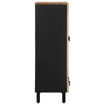 Credenza 60x33,5x110 cm in Legno Massello di Mango Grezzo