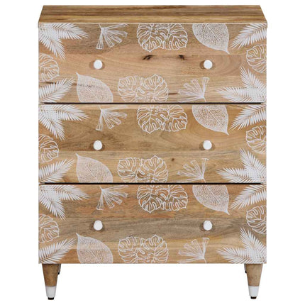 Credenza 60x33,5x75 cm in Legno Massello di Mango