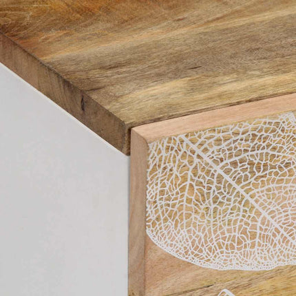 Tavolino da Salotto 100x54x40 cm in Legno Massello di Mango