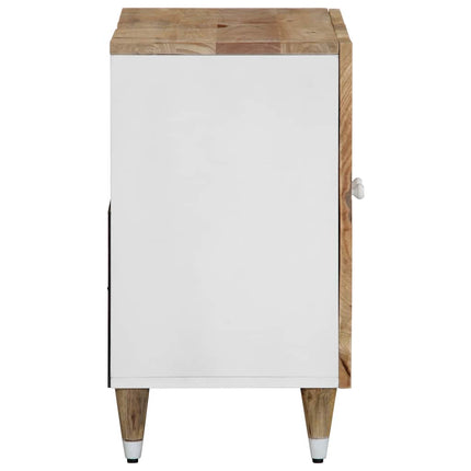 Mobile Lavabo da Bagno 62x33x58cm in Legno Massello di Mango