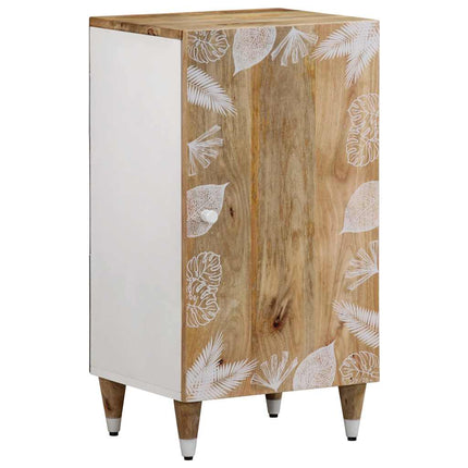 Credenza 40x33,5x75 cm in Legno Massello di Mango