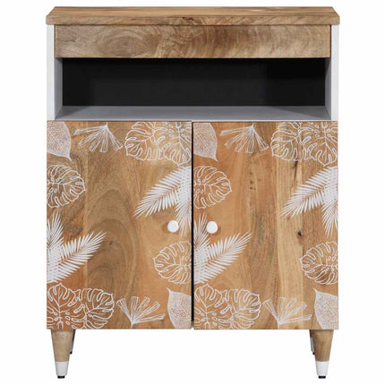 Credenza 60x33,5x75 cm in Legno Massello di Mango