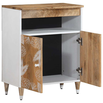 Credenza 60x33,5x75 cm in Legno Massello di Mango