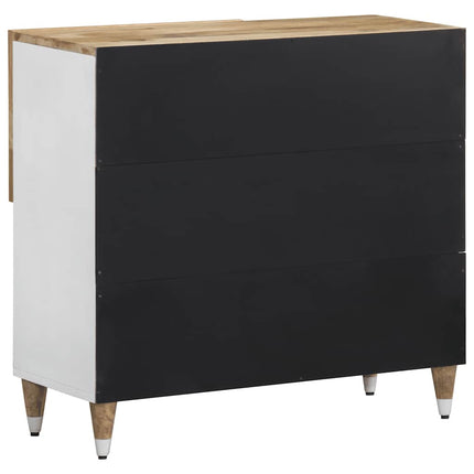 Credenza 80x33,5x75 cm in Legno Massello di Mango