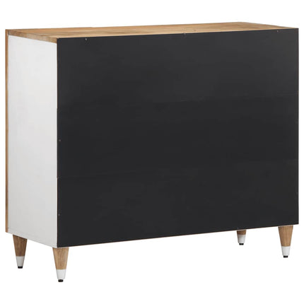 Credenza 90x33,5x75 cm in Legno Massello di Mango