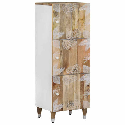 Credenza 40x33,5x110 cm in Legno Massello di Mango
