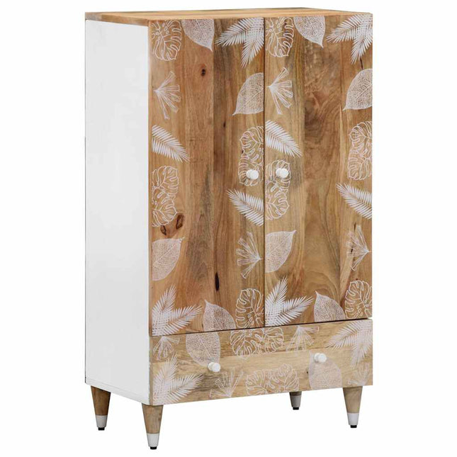 Credenza 60x33,5x100 cm in Legno Massello di Mango