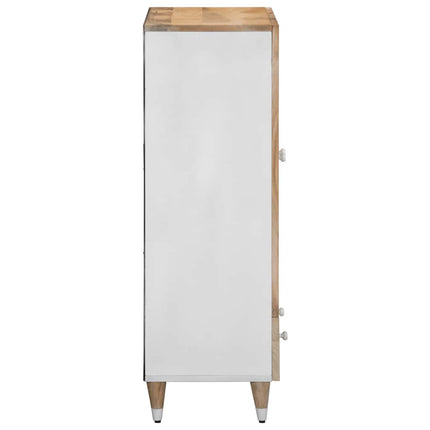 Credenza 60x33,5x100 cm in Legno Massello di Mango