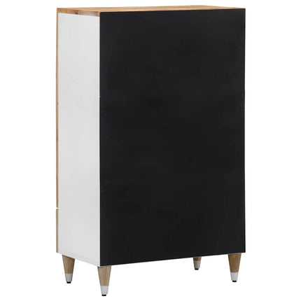 Credenza 60x33,5x100 cm in Legno Massello di Mango