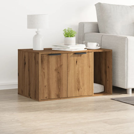 Recinto Lettiera Rovere Artigianale 80x50x45 cm in Truciolato