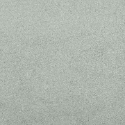 Giroletto senza Materasso Grigio Chiaro 90x210 cm Velluto