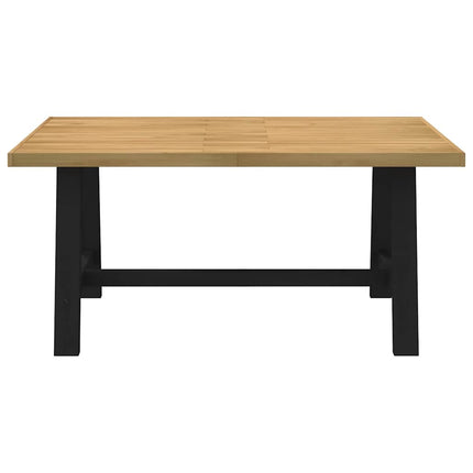 Tavolo Pranzo NOAIN Gambe a Forma A 160x90x75 cm Legno Massello
