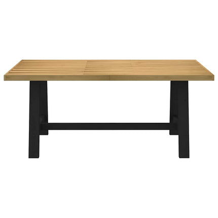 Tavolo Pranzo NOAIN Gambe a Forma A 180x90x75 cm Legno Massello