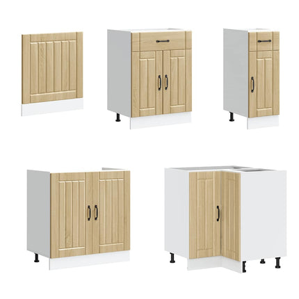 Set Mobili da Cucina 11 pz Lucca Rovere Sonoma in Truciolato