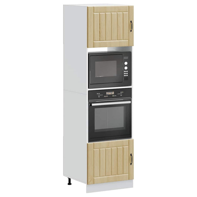 Armadi Forno 2 pz Kalmar Rovere Sonoma in Legno Multistrato