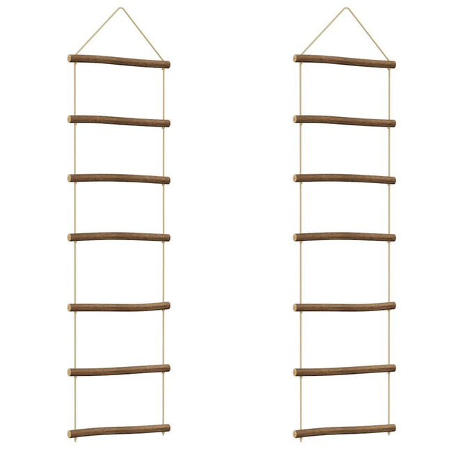 Decorazioni Parete a Forma di Scala 2 pz 30x100cm Ramo Naturale