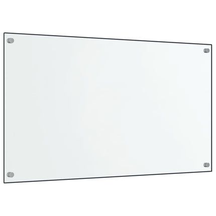 Paraschizzi per Cucina 2 pz Trasparente 70x40cm Vetro Temperato