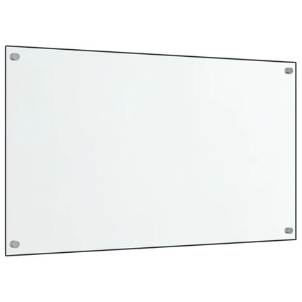 Paraschizzi per Cucina 2 pz Trasparente 70x60cm Vetro Temperato