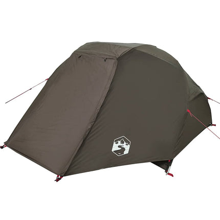 Tenda da Pesca per 3 Persone Marrone Impermeabile