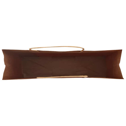 Sacchetti di Carta Kraft 50 pz con Manici Neri 54x15x49 cm