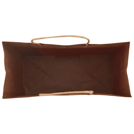 Sacchetti di Carta Kraft 50 pz con Manici Blu 26x12x35 cm